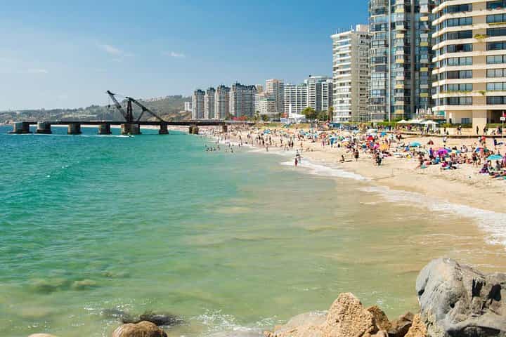 Tour Valparaiso Viña del Mar Reñaca Beach from Santiago.