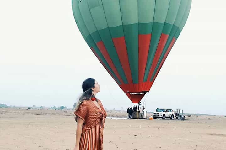 Balloon in Marrakech Sky