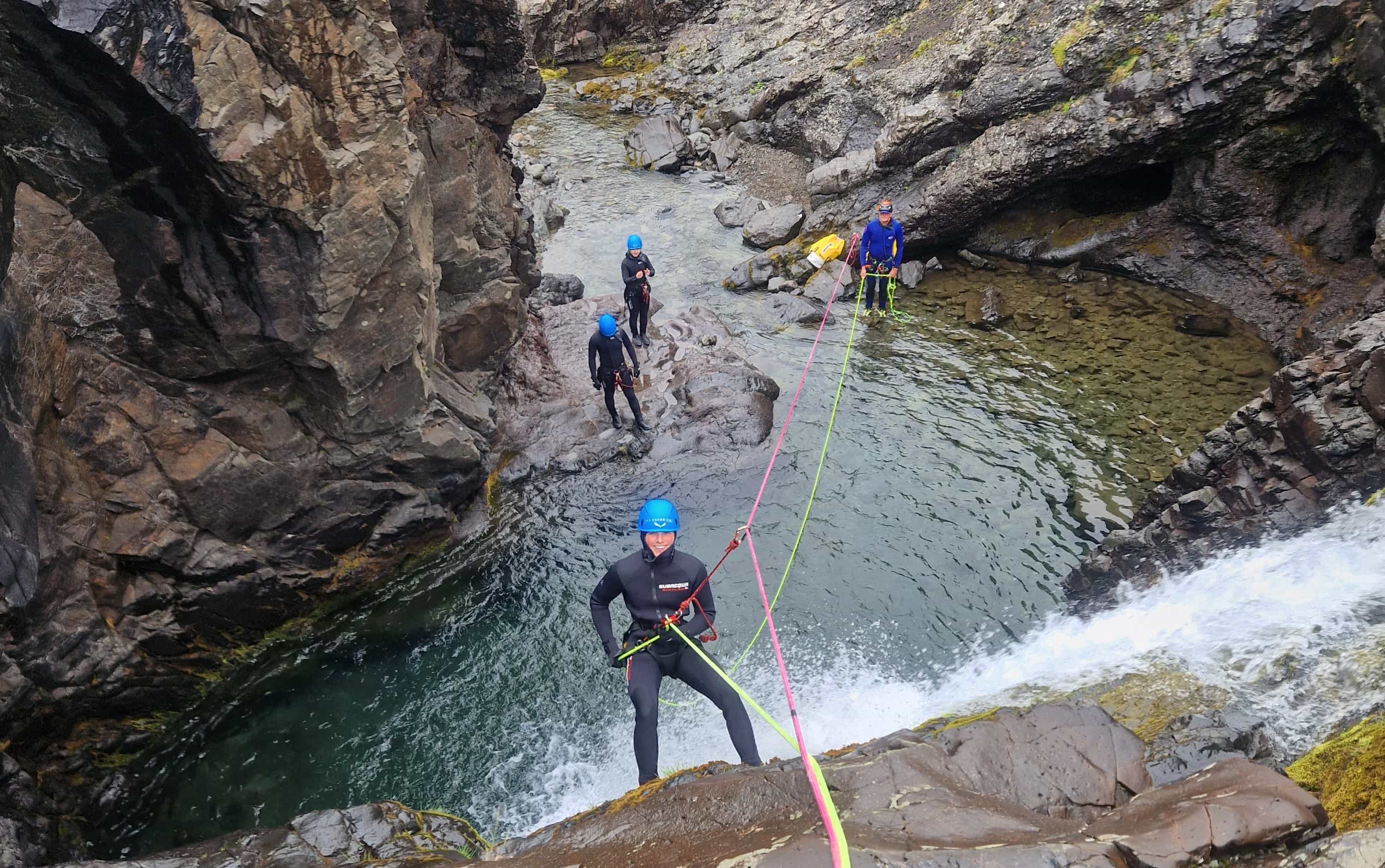 Half-day Canyoning under Vatnajökull