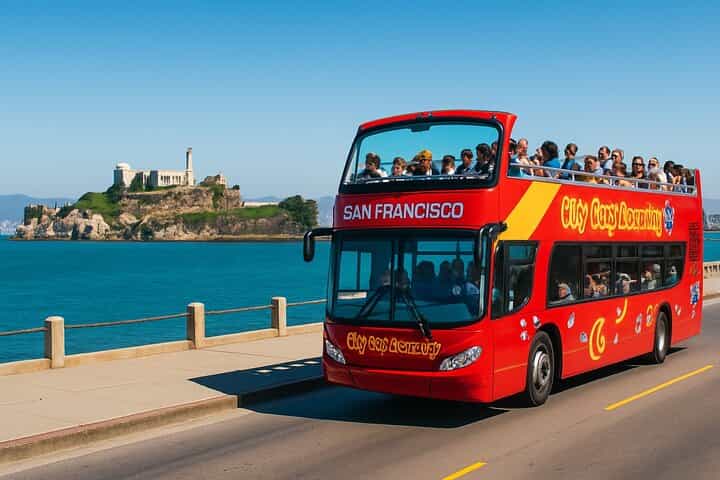 Alcatraz Inside Tour & All-Day Hop-On Hop-Off with Night Option