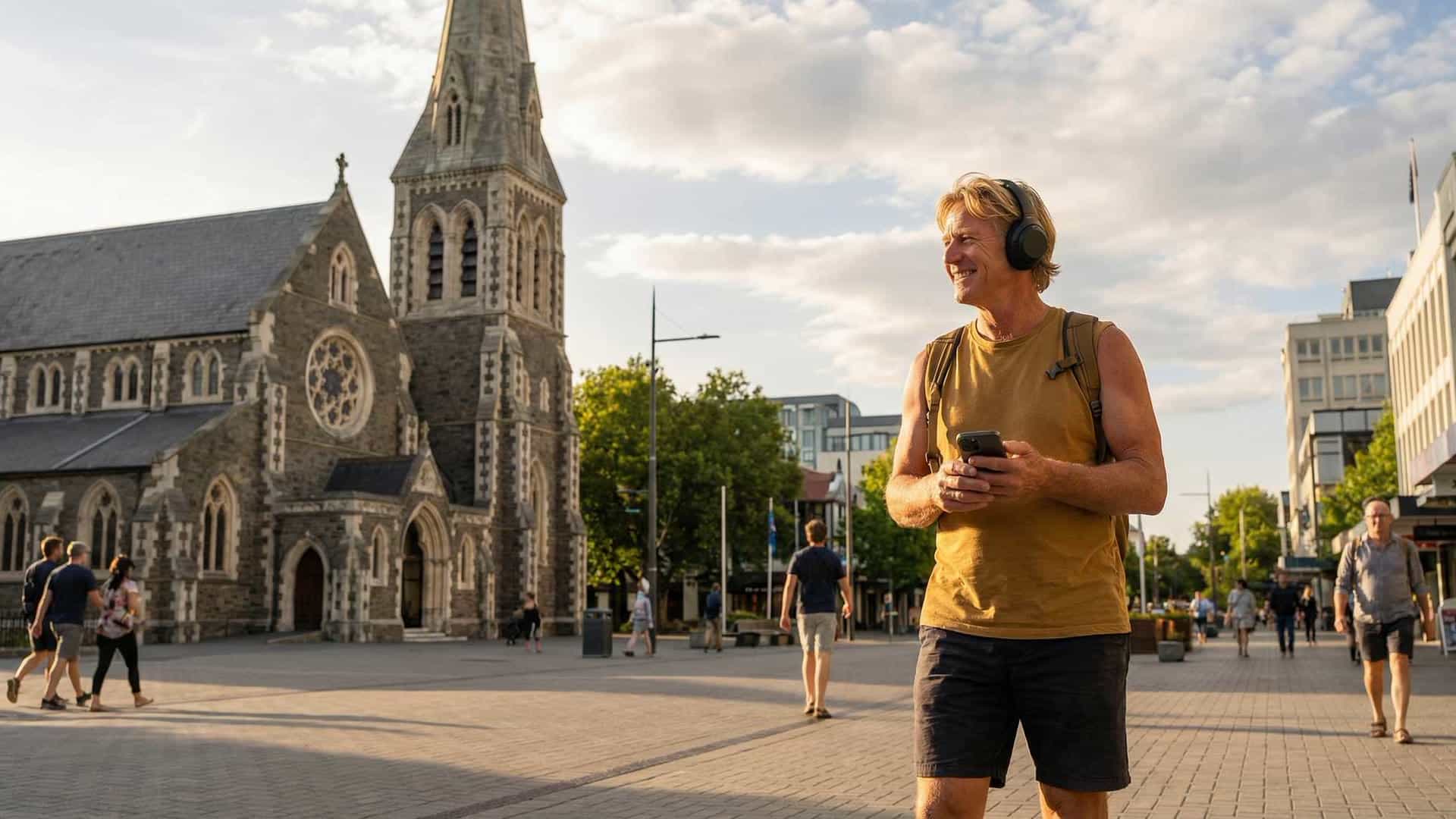 Christchurch Audio Tour: Cathedrals, Quakes & Stories of the Square