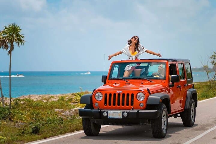 Cozumel Jeep or Buggy Island Tour Plus Mayan Ruins or Punta Sur