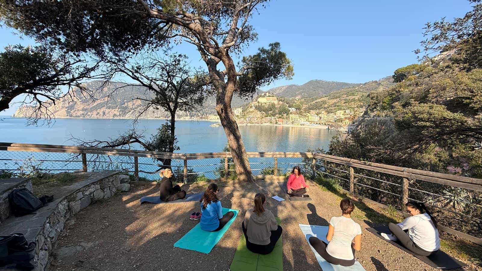 Sunrise yoga and meditation in the Cinque Terre