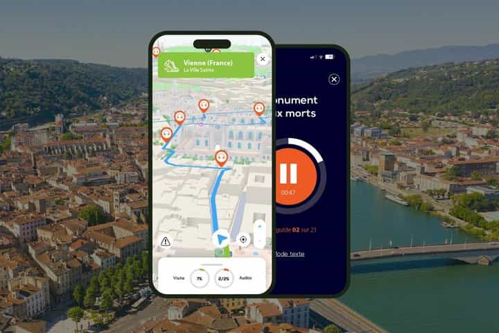 Vienne (France) 1h40 audio guided walking tour and 19 audio commentaries