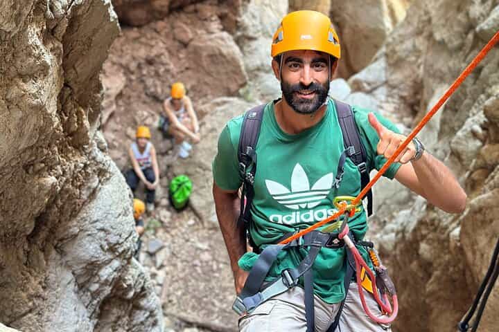 Family Adventure From Athens Canyoning at Pisia Canyon