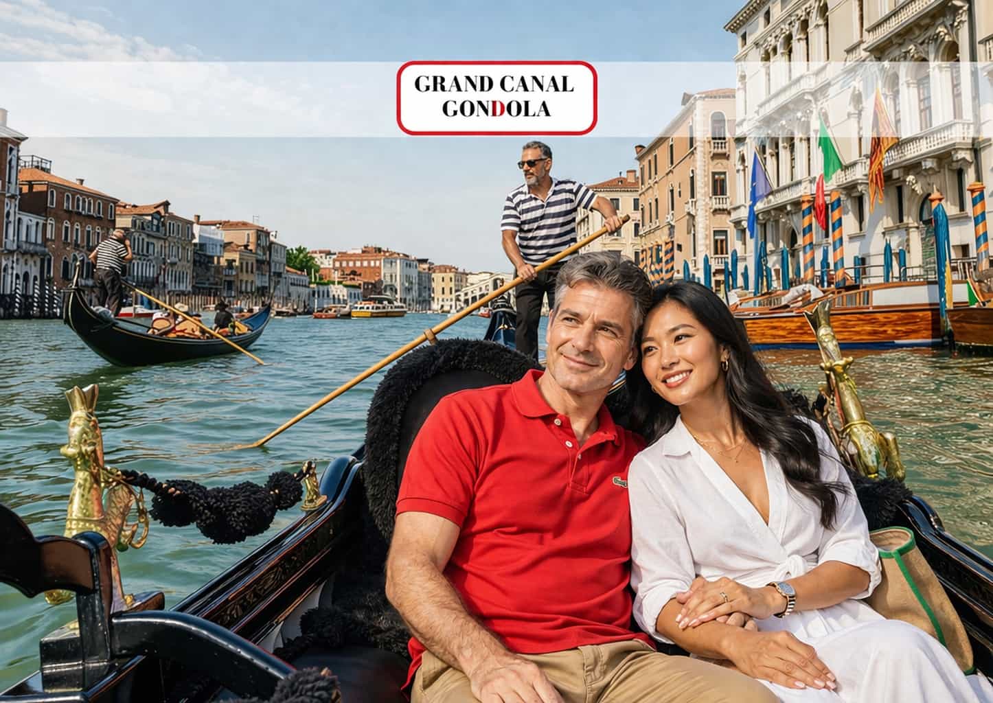 Grand Canal Gondola Experience with ™ive Commentary™