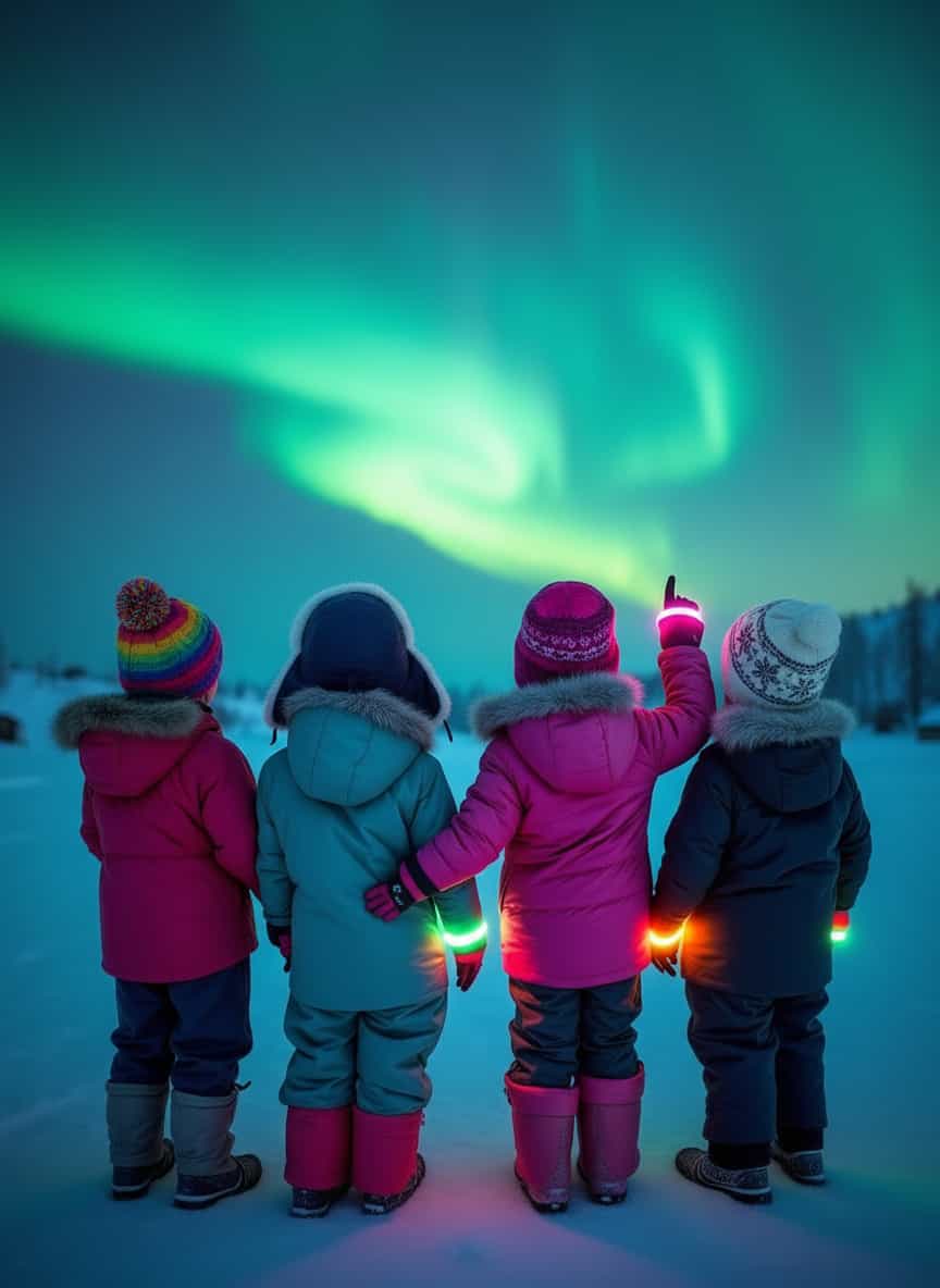 AURORAS WITH FAMILY: LITTLE AURORA HUNTERS SCHOOL + BBQ
