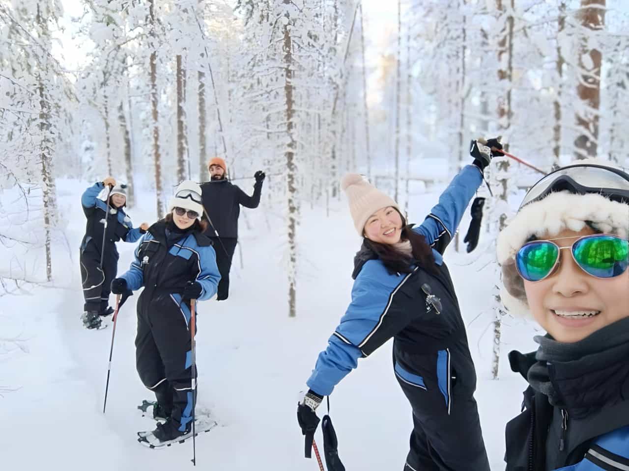 Rovaniemi: Snowshoe Tour in Vikaköngäs Wilderness & BBQ - Small Group
