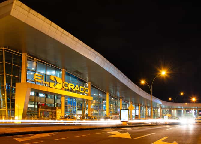 Traslado desde tu alojamiento al Aeropuerto El Dorado en Bogotá