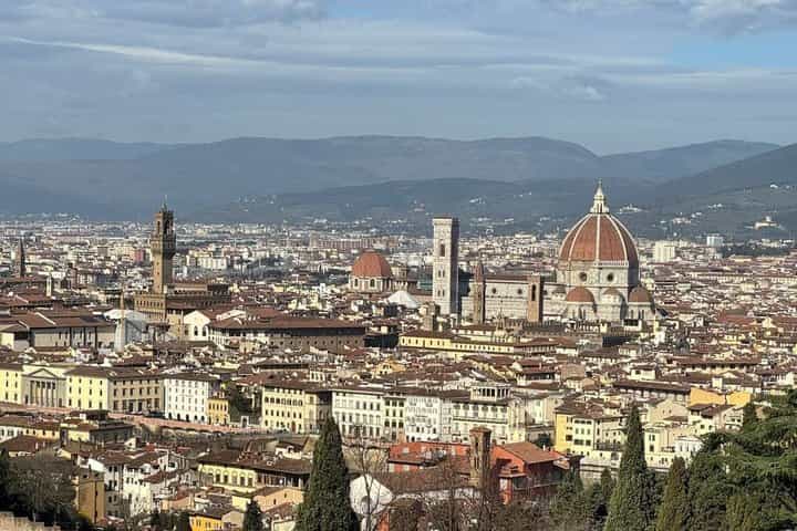 Golf Cart Tour Panoramic Michelangelo in the Florence Hills