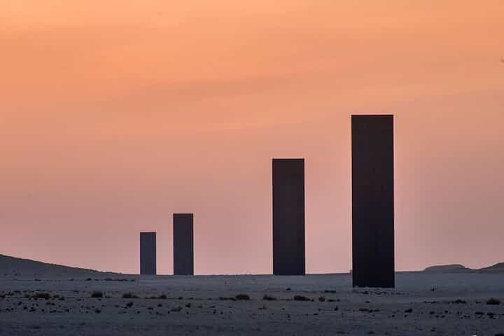 West of Qatar Tour || Richard Serra || Mushroom Rock Formation
