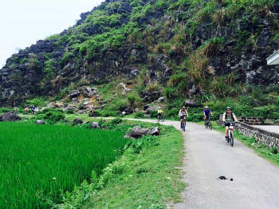 5-Day Bike Tour from Hanoi to Mai Chau to Cuc Phuong to Tam Coc, Halong
