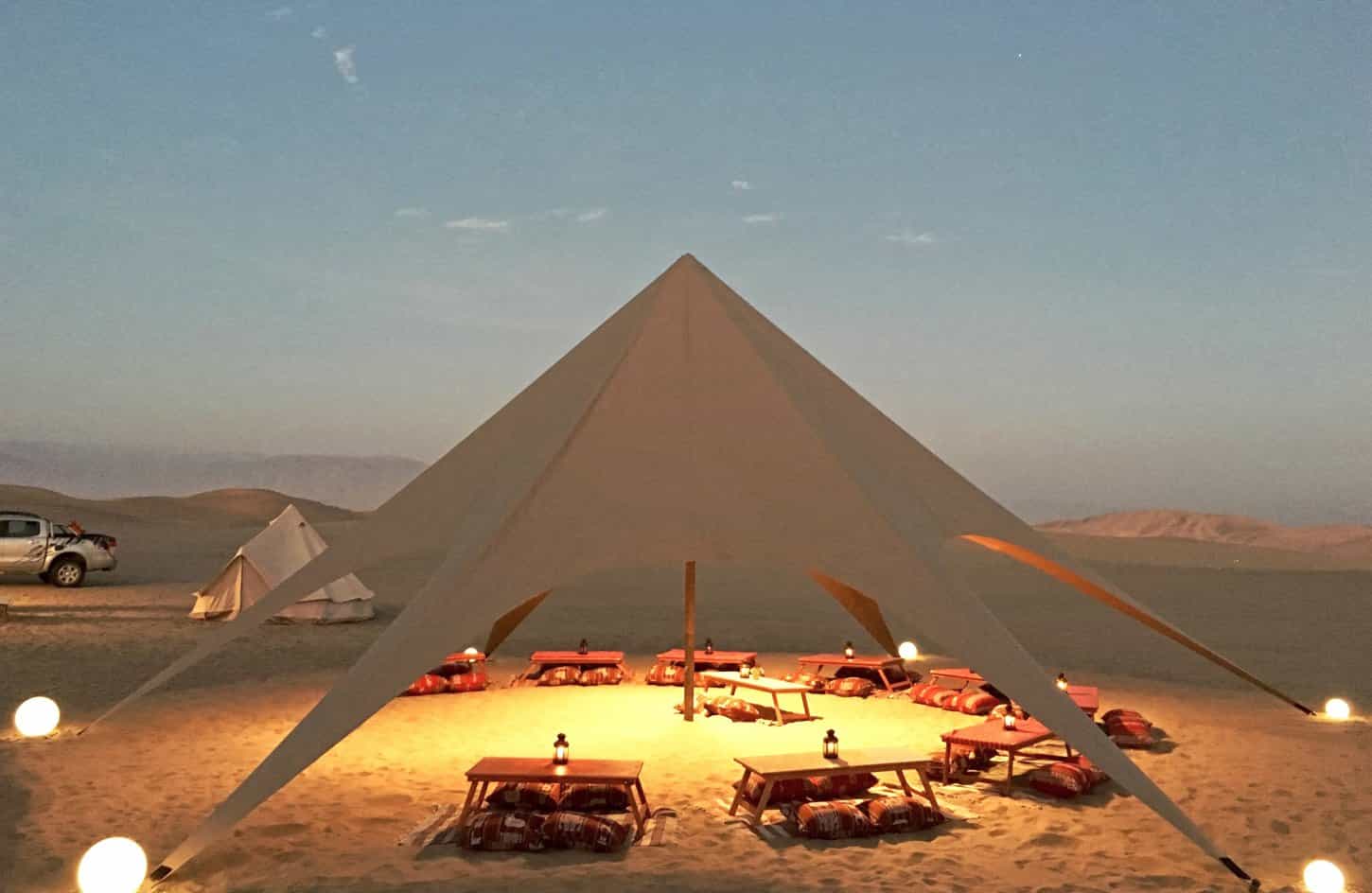 Ica-05 : Dinner in the Desert - A Unique Culinary Experience
