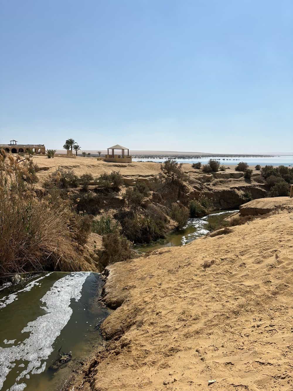 Private El Fayoum Day Trip: Waterfalls, Sandboarding & Magic Lake