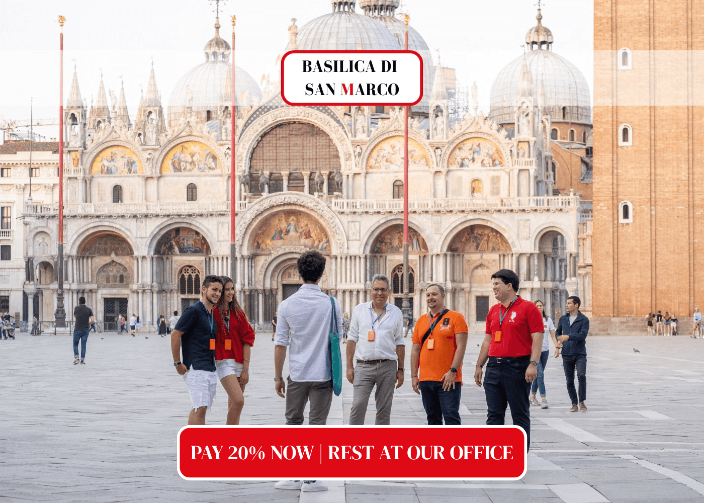 Venice’s Must-See : St Mark's Basilica, Doge’s Palace and Gondola Ride - Book for 20% — fully refundable