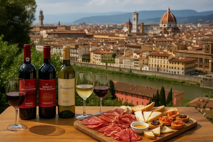 Wine Tasting on the Florentine Hills with Transfer Green