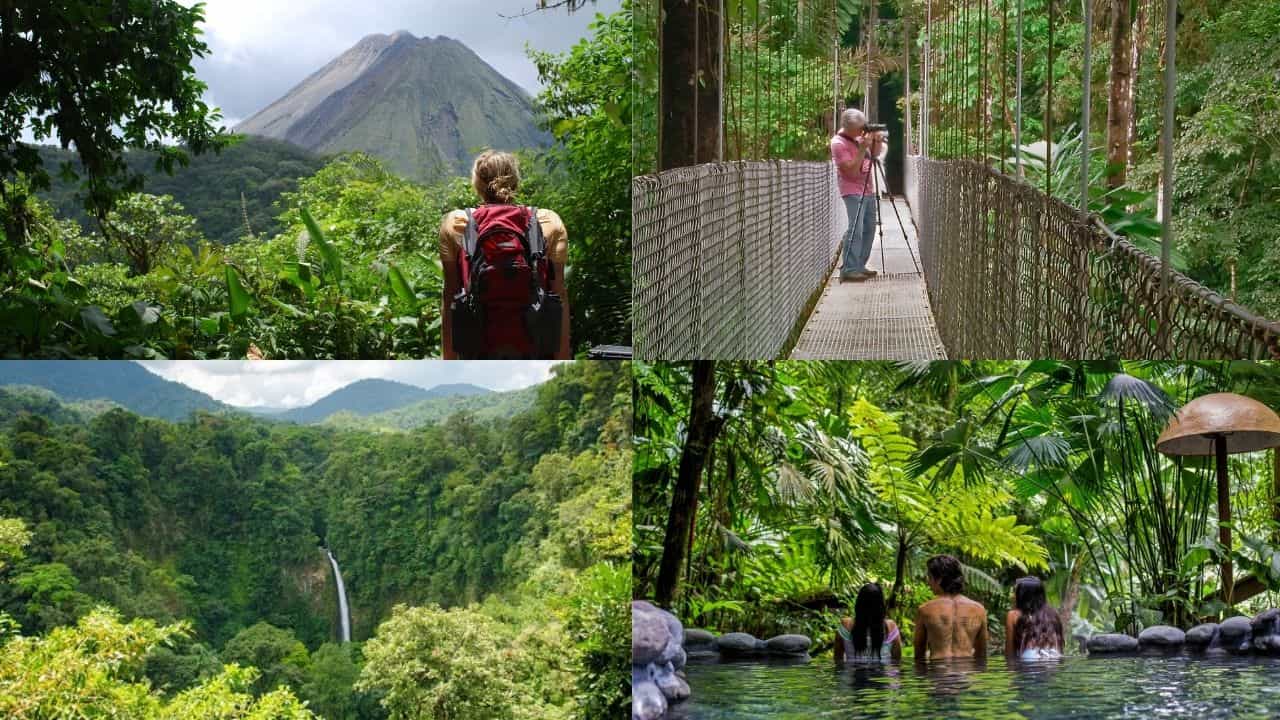Arenal Top 4 Attractions Incl. Hot Springs