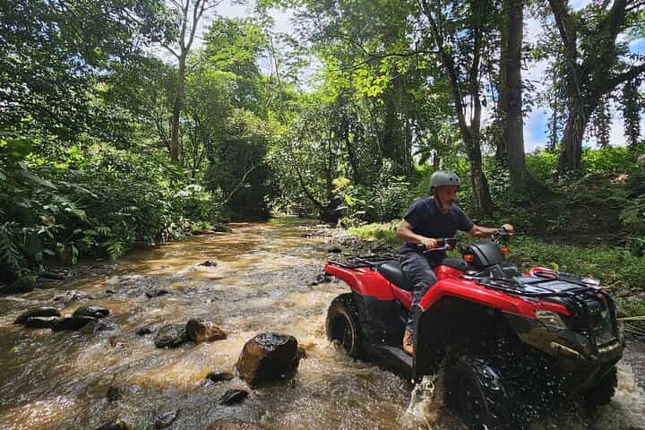 ATV Tour near Arenal Volcano, Jungle, and River Crossing