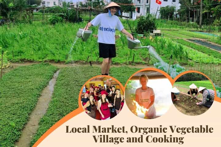 Hoi An Local Market and Vegetable Village Cooking Class