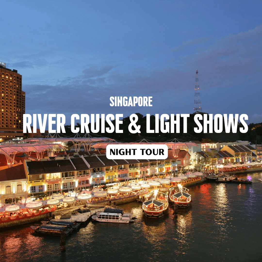 (Free eSIM) Singapore Night Extravaganza Cruise Light Shows and Satay Delight