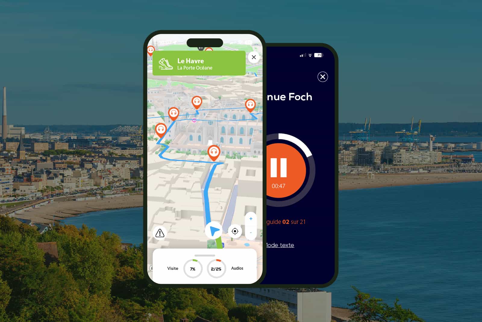 Le Havre: Audio Guided Walking Tour (2.5 hours - 18 audio comments)