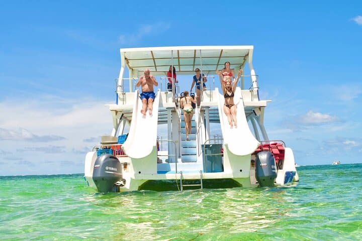 Punta Cana VIP Party Cruise with Snorkeling & Double Slide