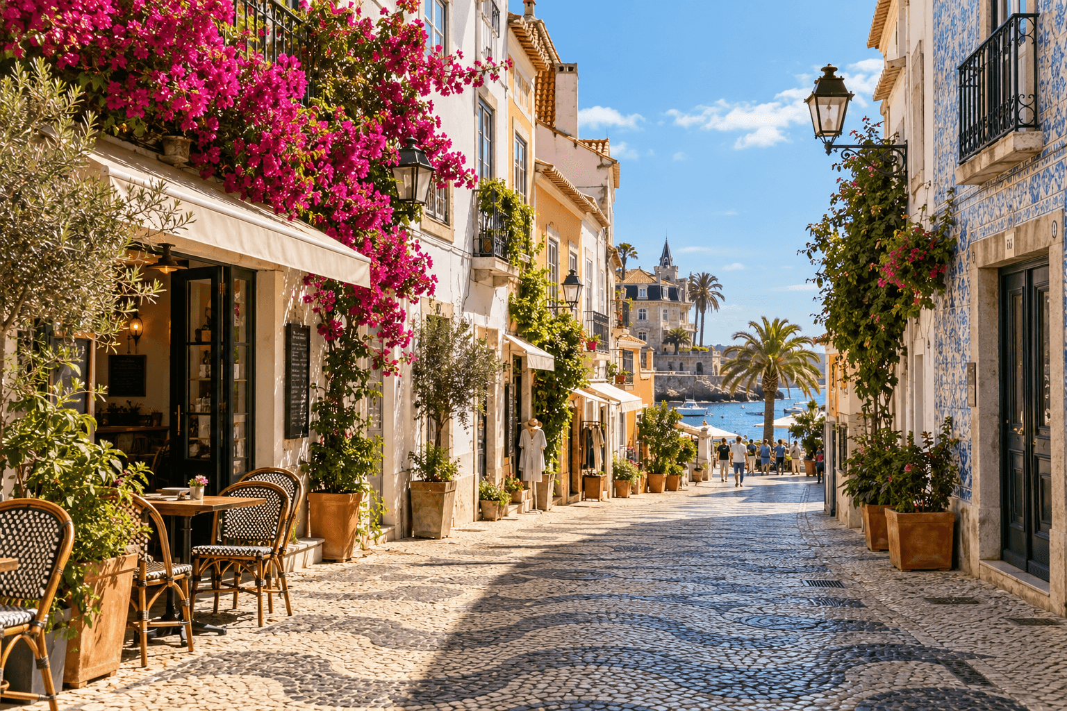 From Lisbon: Half Day Cascais Beach & Wine Pass Experience