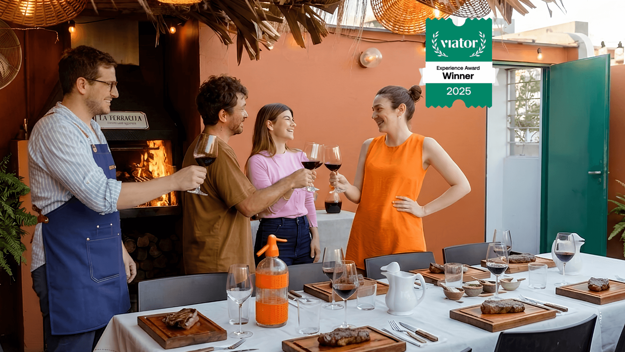 Authentic Rooftop Asado Experience with Argentine Wine Pairing