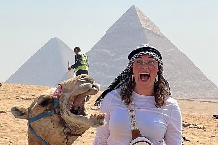 All inclusive,Giza Pyramids camel ride,lunch,&inside pyramids