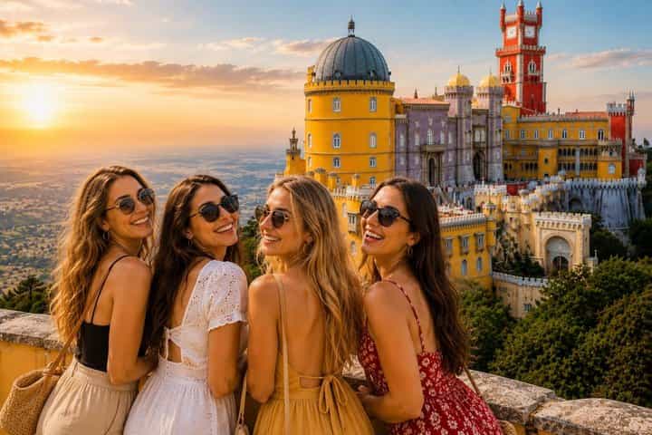 Sintra , Pena Palace , Cabo da Roca & Cascais Small-Group Tour