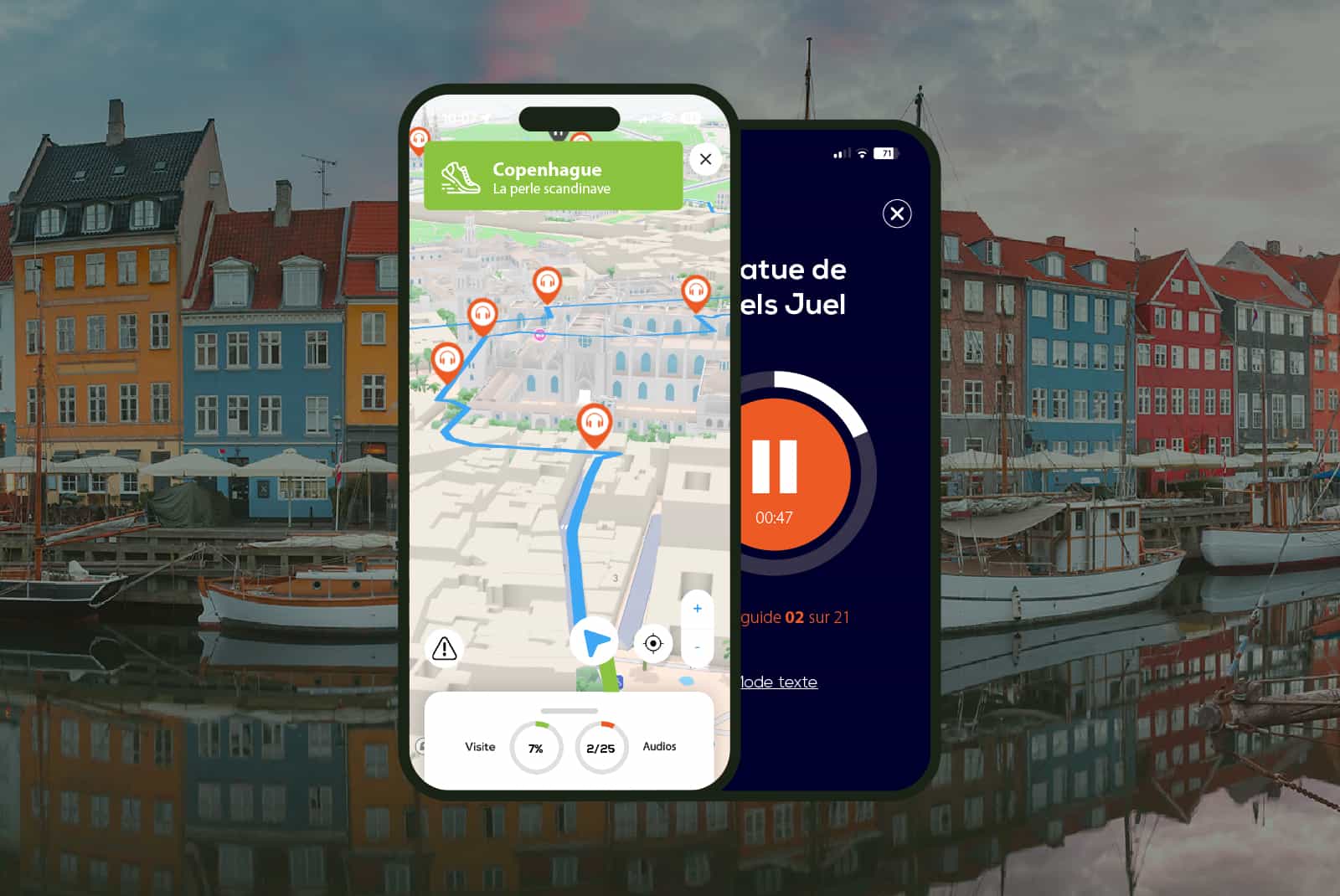 Copenhagen: Audio Guided Walking Tour (3:30 - 29 audio comments)