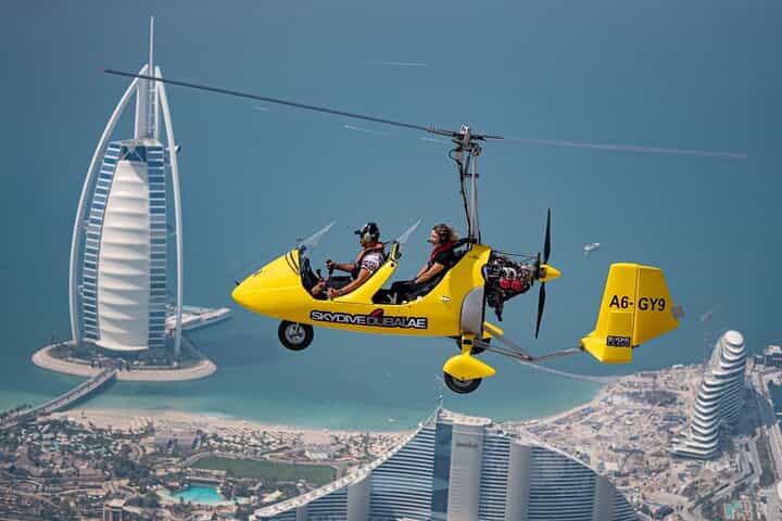 Dubai Gyrocopter Flight 20 Minutes