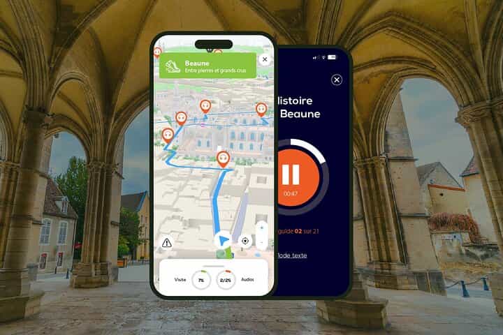 Beaune 1-hour audio guided walking tour and 19 audio commentaries