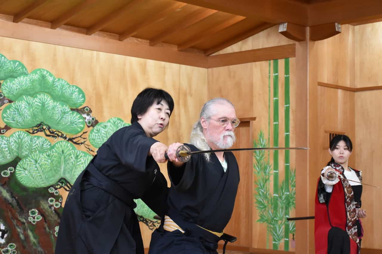 Wield a Samurai's Sword on a Noh Stage | Iaido Experience in Nagoya