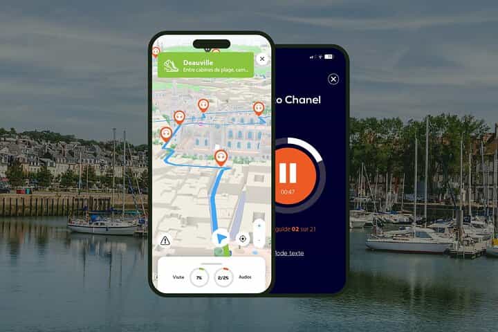 Deauville: 2-hour audio guided walking tour and 19 audio commentaries