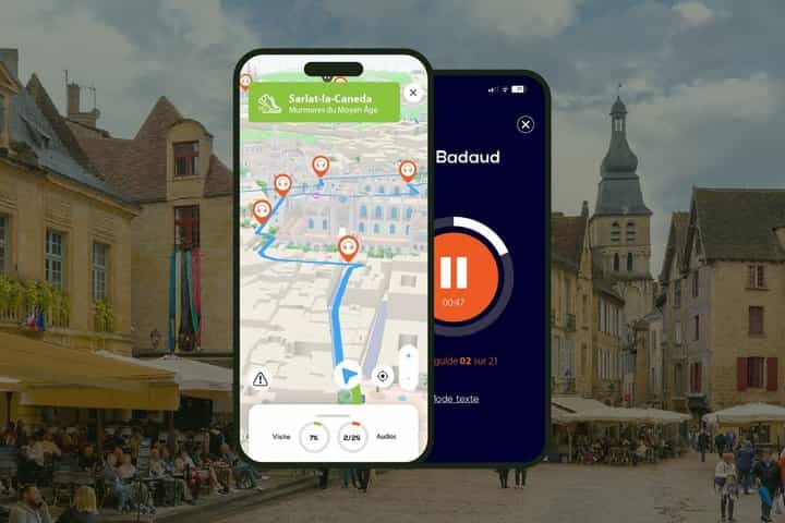 Sarlat-la-Caneda 1-hour audio guided walking tour and 15 audio commentaries