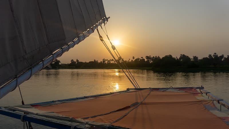 Sunset Felucca Ride to Banana island with Lunch