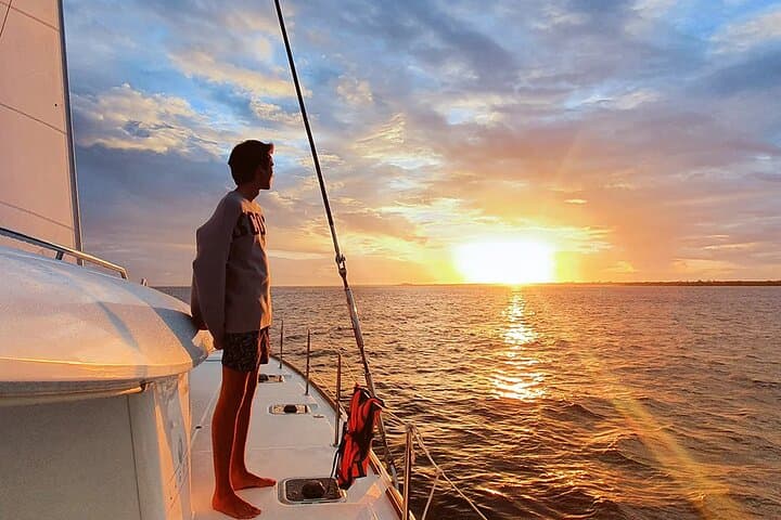 Cozumel Sunset Private Catamaran Adventure