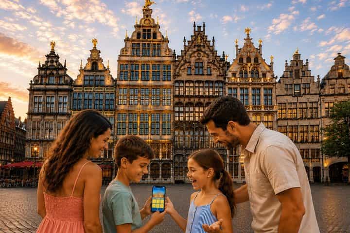 Antwerp Scavenger Hunt & Highlights Self-Guided Walking Tour