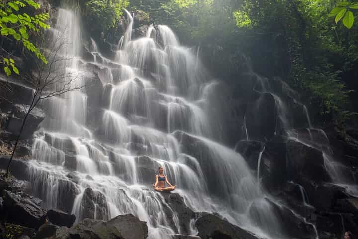 Rice Terraces Sacred Temples and Waterfall Tour from Ubud