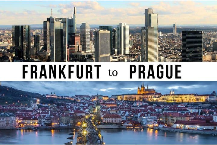 Private door-to-door transfer from Frankfurt to Prague with 2h for sightseeing