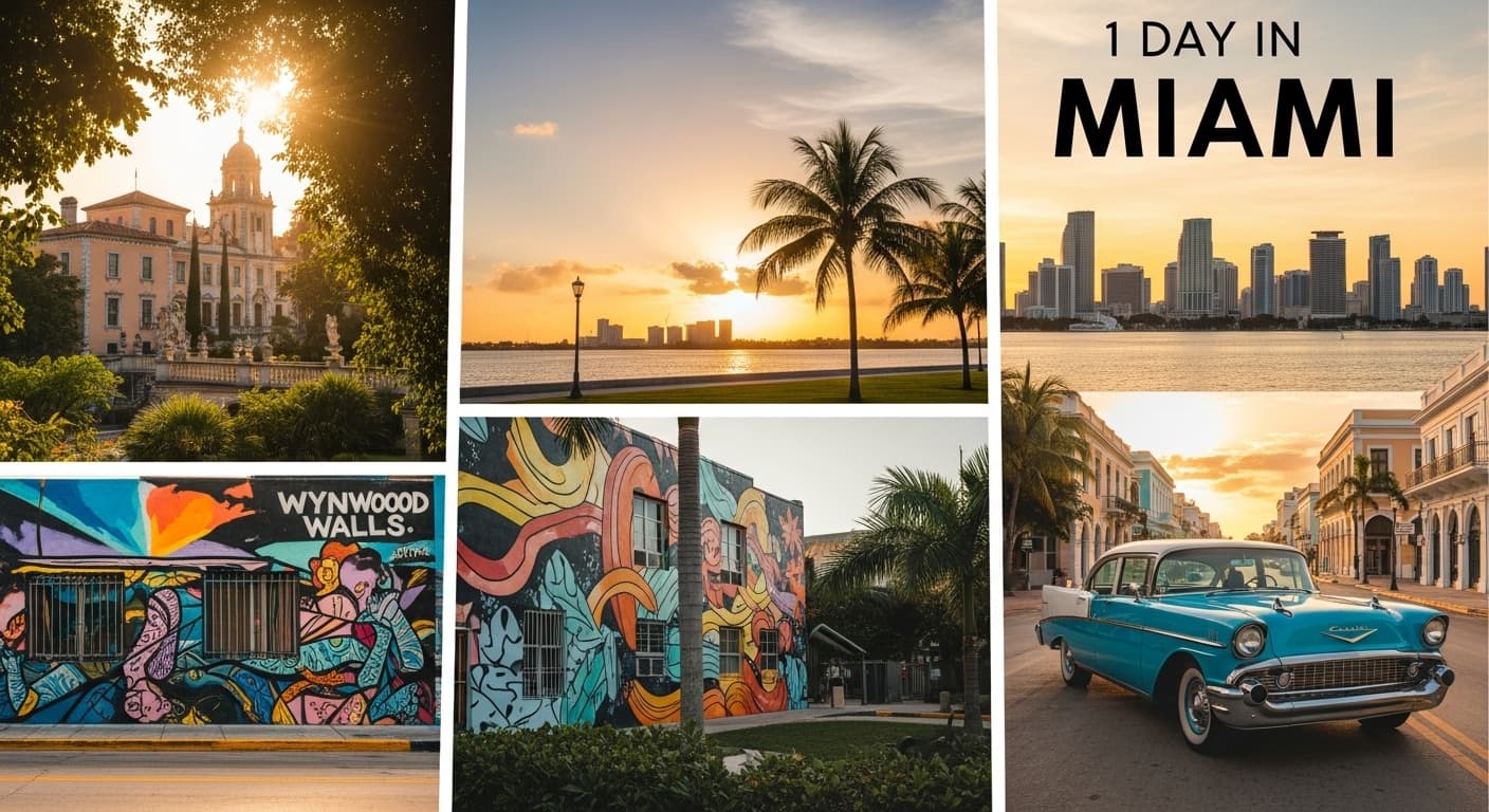 1 day in Miami itinerary