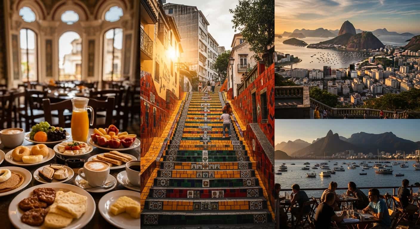 Rio de Janeiro in 1 Day - Confeitaria Colombo (historic breakfast) Rio de Janeiro in 1 Day - Confeitaria Colombo (historic breakfast)
