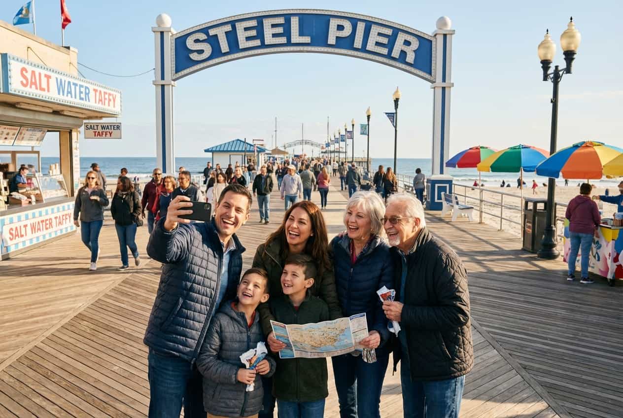 Atlantic City in 2 Days - Stroller-friendly Boardwalk stroll and sunset Atlantic City in 2 Days - Stroller-friendly Boardwalk stroll and sunset