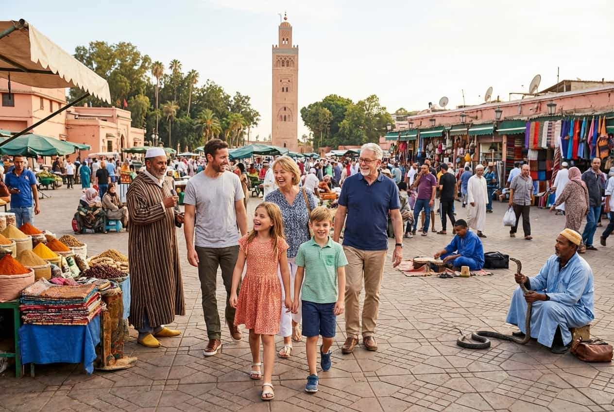 Marrakesh in 2 Days - Stroller-friendly garden paths at Menara and Majorelle Marrakesh in 2 Days - Stroller-friendly garden paths at Menara and Majorelle