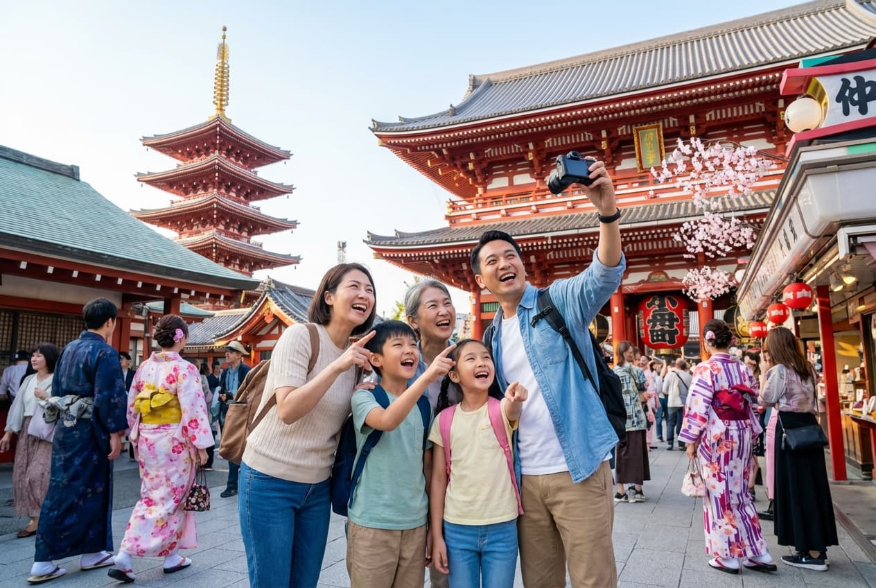 2-Day Family-Friendly Tokyo (Spring) — Gentle Pace, Kid-Ready Highlights 2-Day Family-Friendly Tokyo (Spring) — Gentle Pace, Kid-Ready Highlights