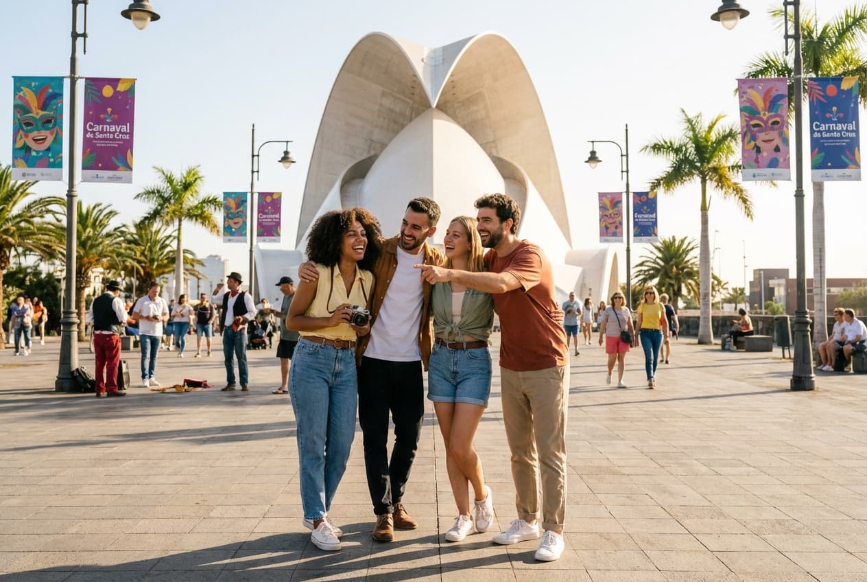 2-Day Fun & Vibrant Friends' Escape in Santa Cruz de Tenerife 2-Day Fun & Vibrant Friends' Escape in Santa Cruz de Tenerife