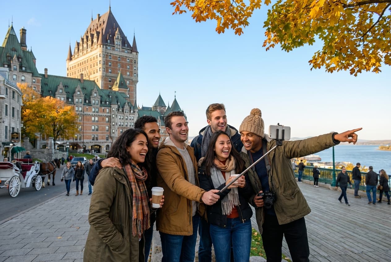 2-Day Fun & Vibrant Friends Weekend in Québec City 2-Day Fun & Vibrant Friends Weekend in Québec City