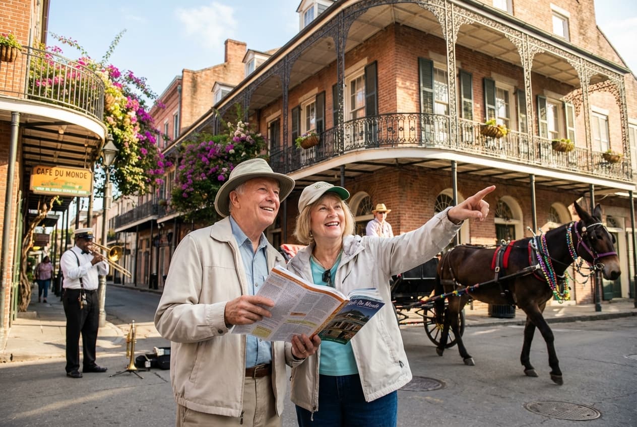 2-Day Gentle New Orleans Itinerary for Seniors (April) 2-Day Gentle New Orleans Itinerary for Seniors (April)