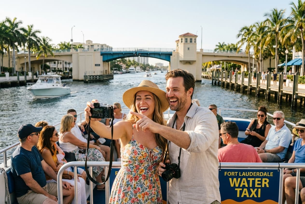 Fort Lauderdale in 2 Days for Couples - Sunset dinner cruise on the Intracoastal (Jungle Queen Riverboat) Fort Lauderdale in 2 Days for Couples - Sunset dinner cruise on the Intracoastal (Jungle Queen Riverboat)